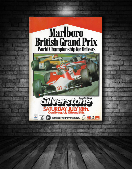 Silverstone Original Grand Prix Poster