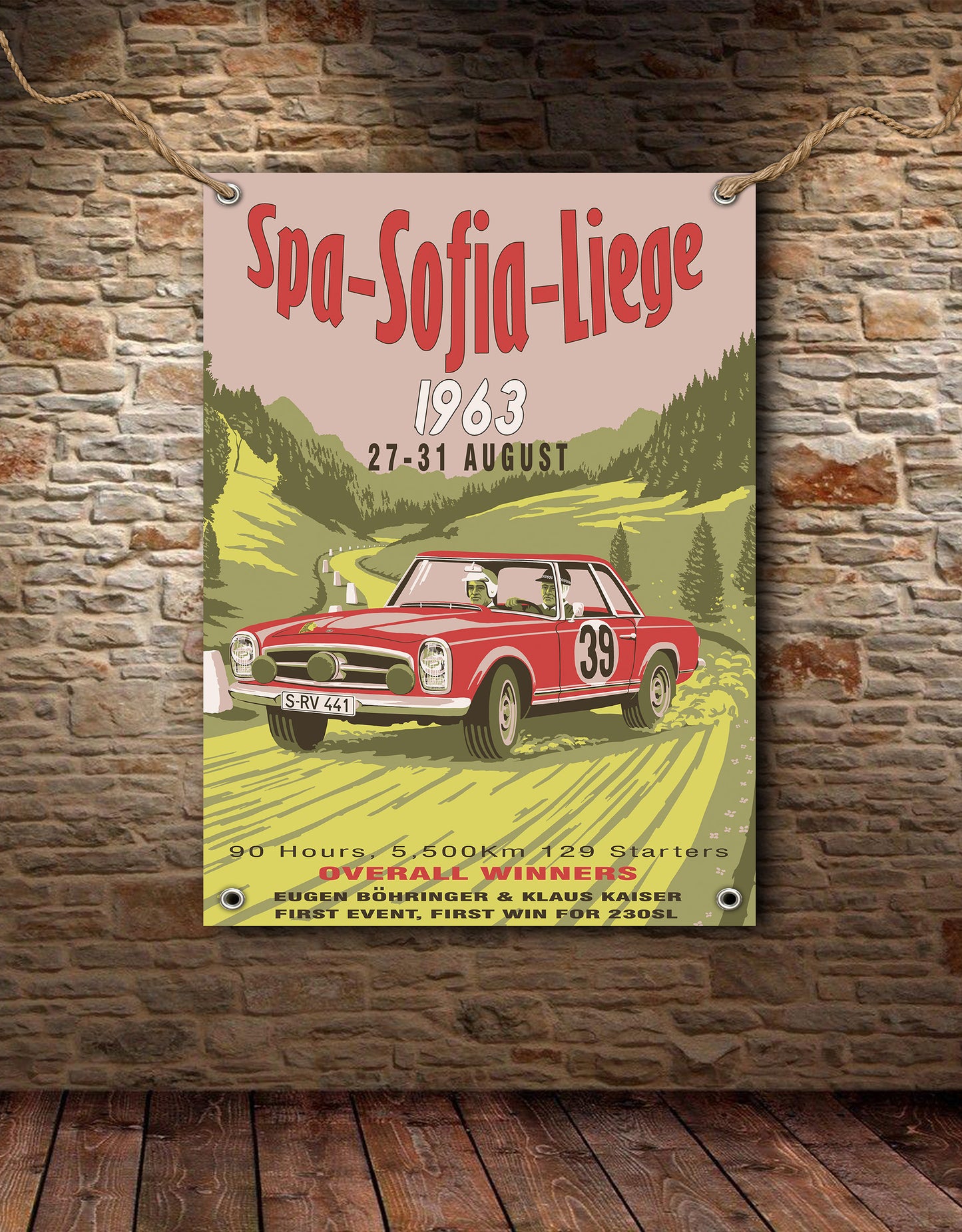 Spa-Sofia-Liege 1963 Banner