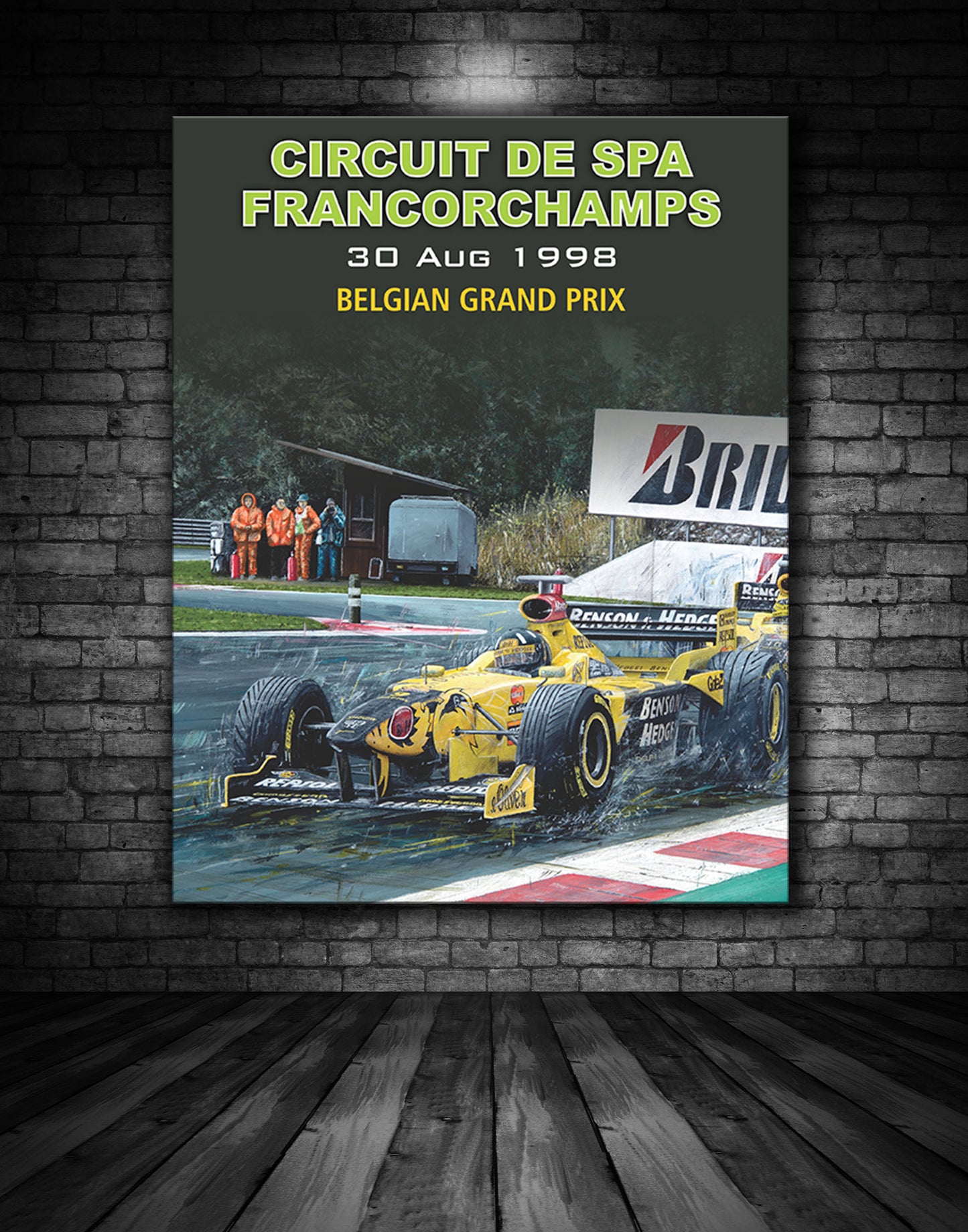 Spa Francorchamps 1998 Grand Prix Poster