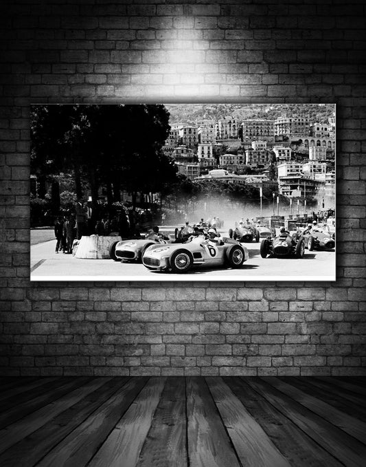 Start Of The Monaco Grand Prix 1955