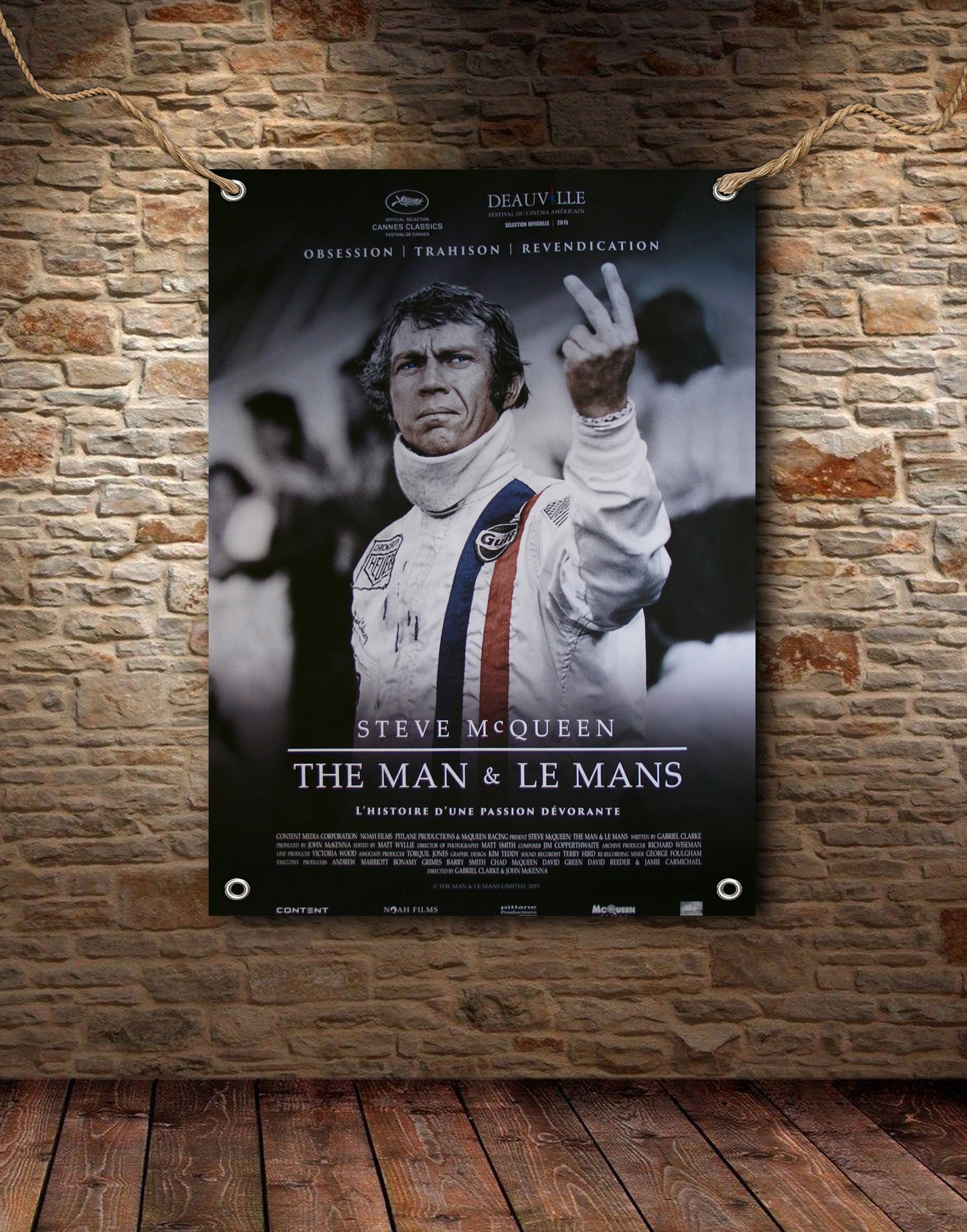 Steve Mcqueen Original Movie Poster Banner