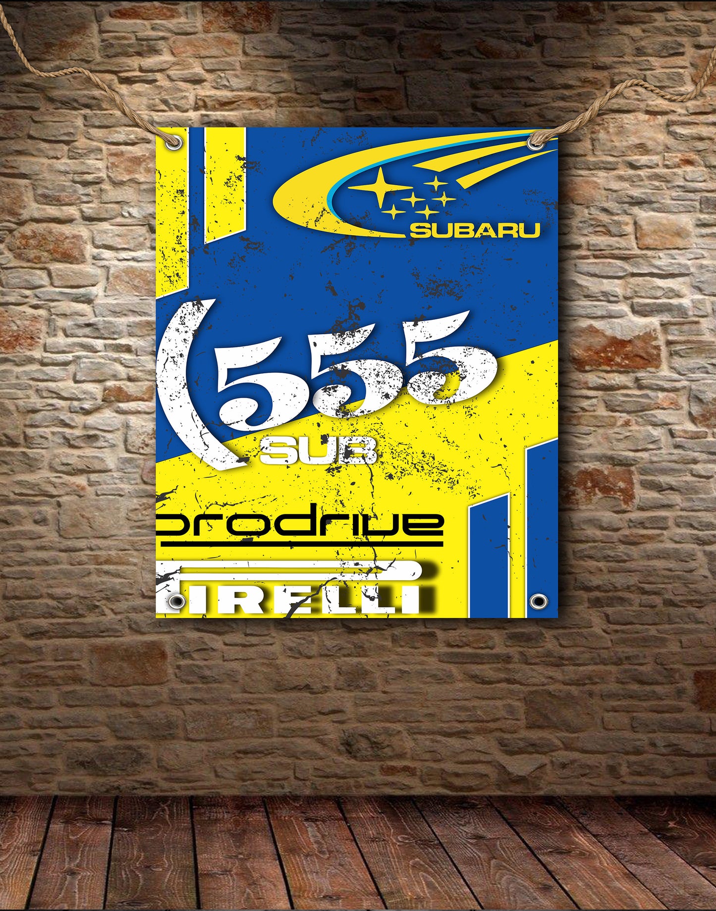 Subaru 555 Banner