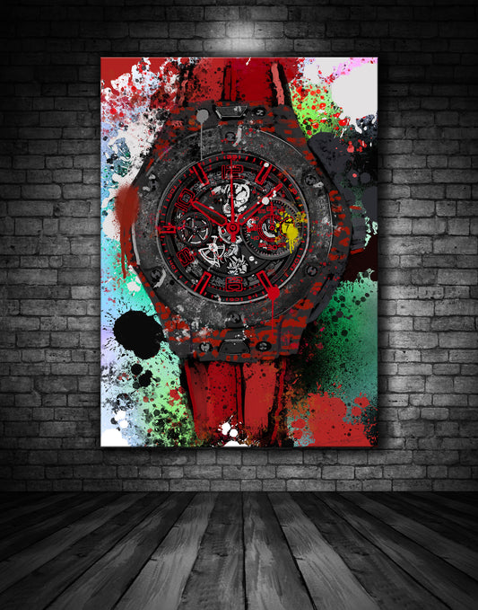 Tag Heuer Ferrari Watch Graffiti Painting