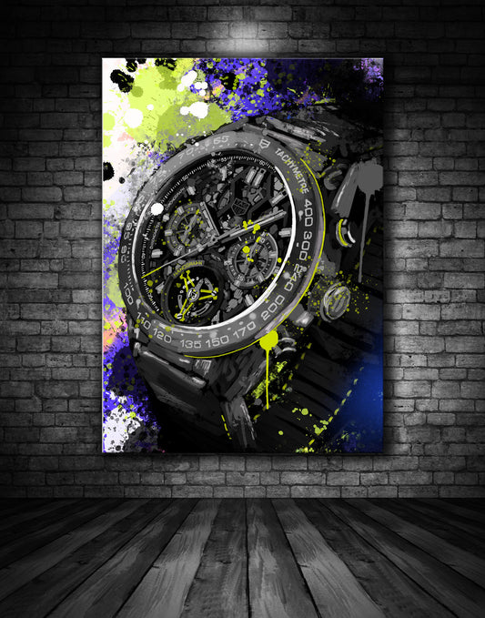 Tag Heuer Watch Graffiti Painting