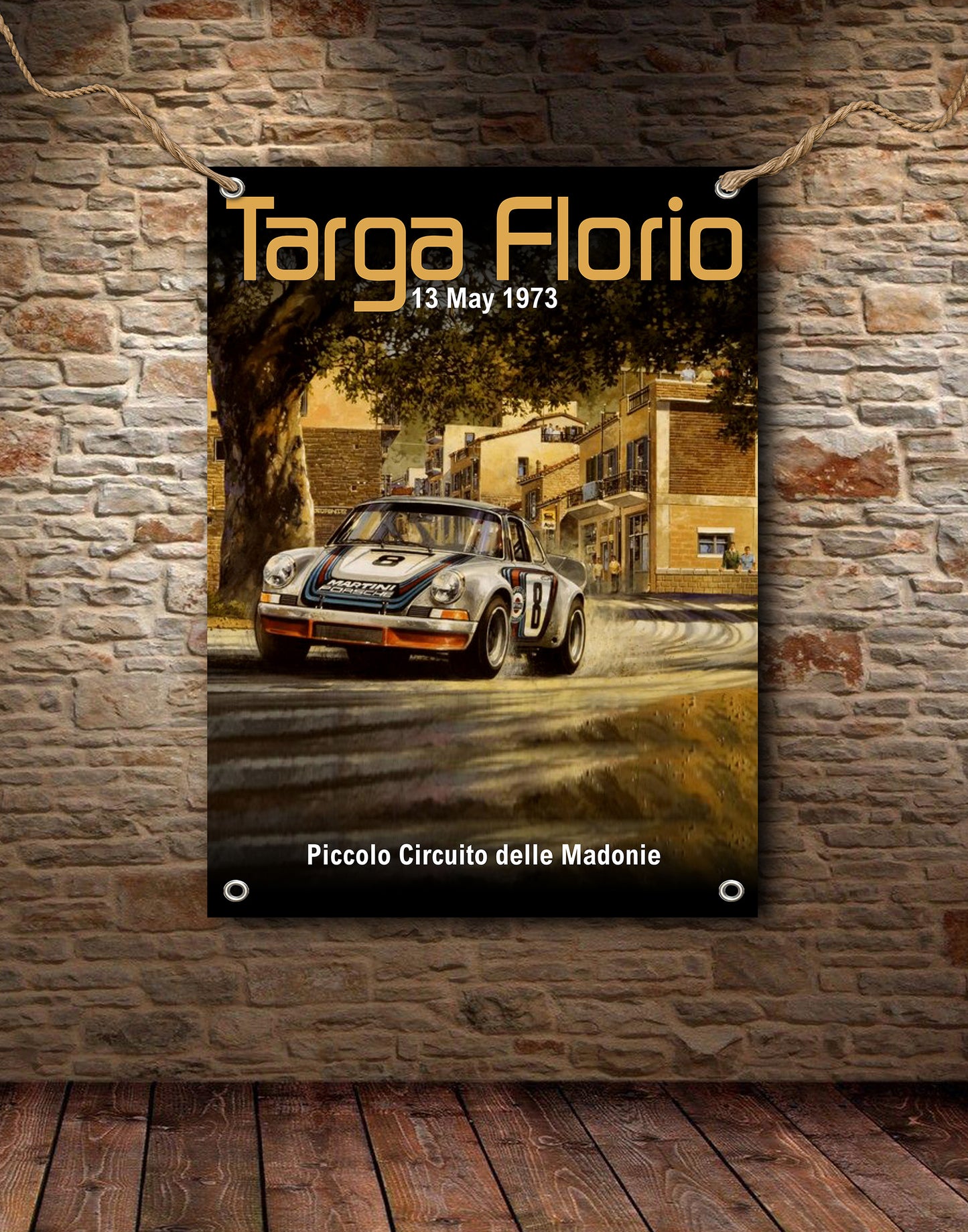 Targa Florio Porsche RSR 1973 Banner