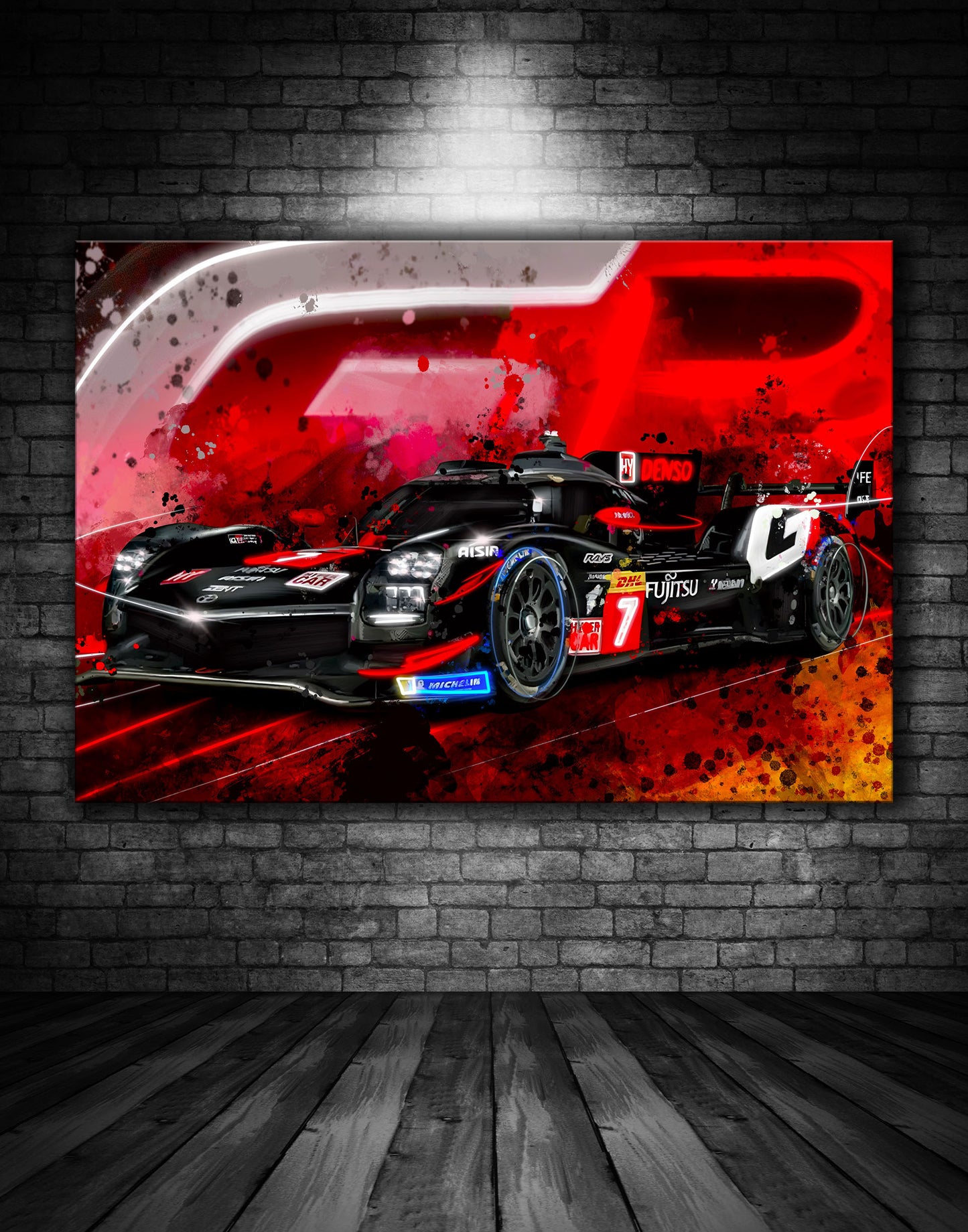 Toyota Gazoo Racing Hypercar Graffiti Painting