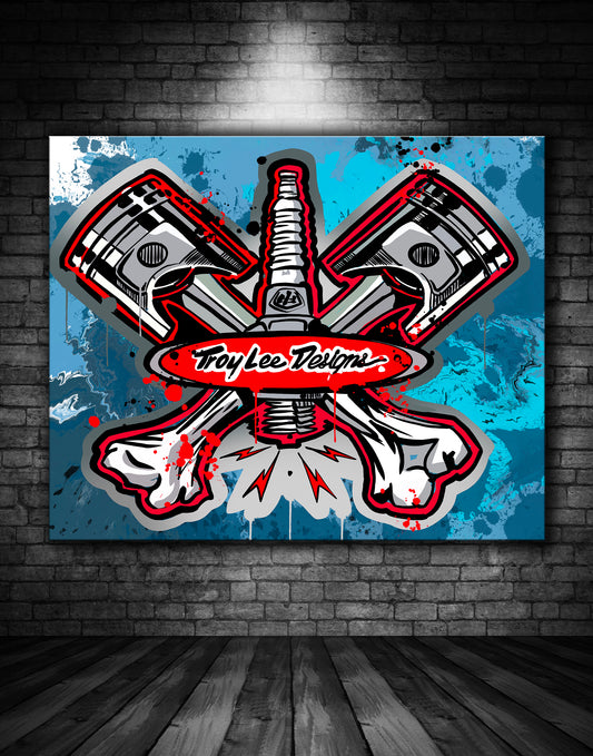 Troy Lee Designs Graffiti Painting