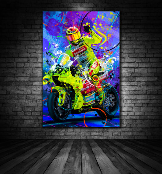 VR46 DUCATI GRAFFITI PAINTING
