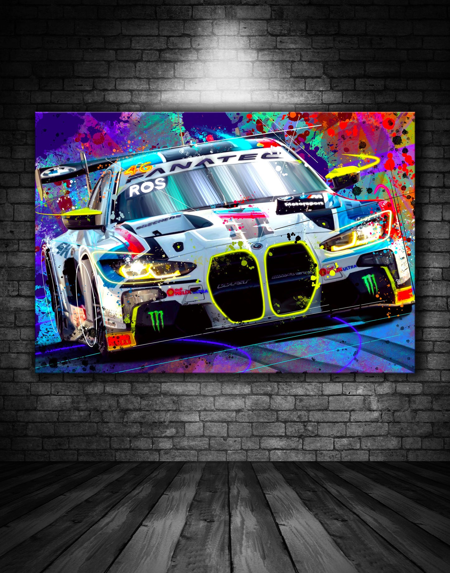 Valentino Rossi Team WRT BMW GT3 WEC Graffiti Painting