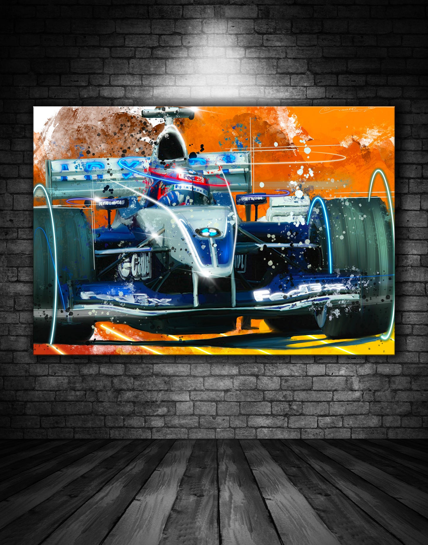 Williams FW24 F1 Graffiti Painting