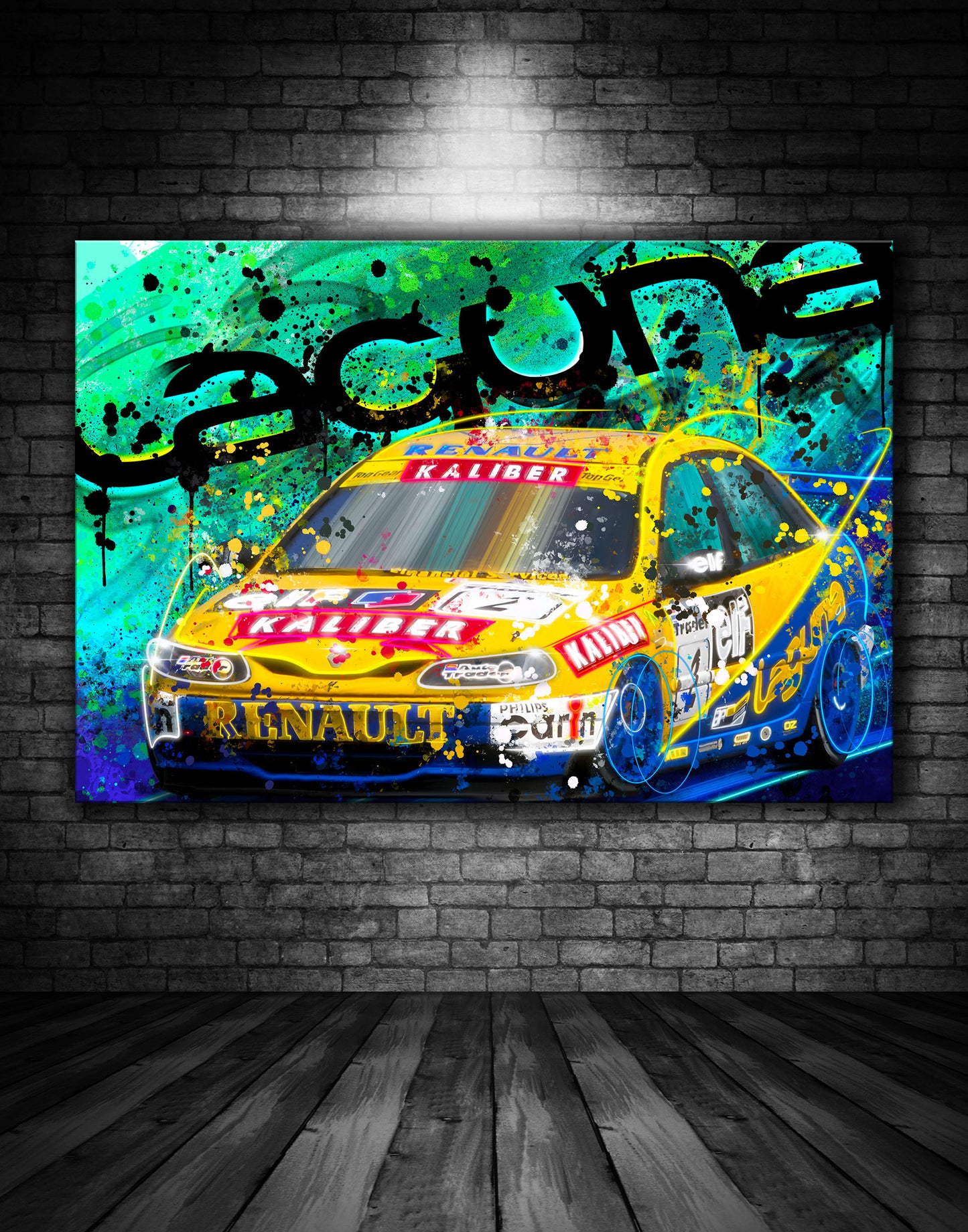 Williams Renault BTCC Supertourer Graffiti Painting