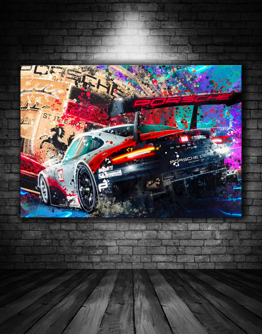 Works Porsche 911 GTR RS Graffiti Painting