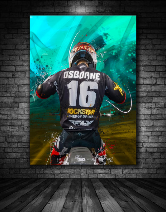 Zack Osborne Tribute MX Graffiti Painting